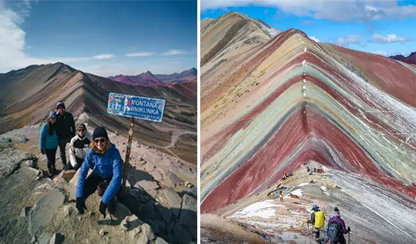 montana arcoiris vinicunca trekking cusco peru