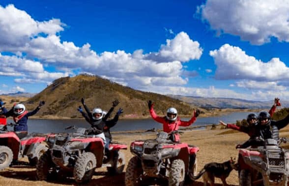 ATV Sacred Valley Huaypo Lagoon and Maras Salt Mine Half Day